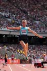 Chris Tomlinson in the long jump at the  2013 IAAF Diamond League, Sainsbury's Anniversary Games, Queen Elizabeth Olympic Park, London.